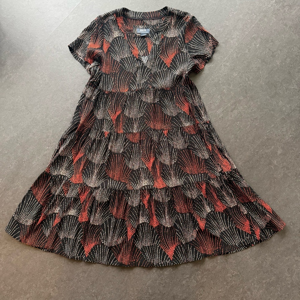 Maeve by Anthropologie tiered swing dress. Size Small.